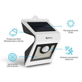 Mini lámpara LED con sensor de movimiento y celda solar Mini lámpara LED con sensor de movimiento y celda solar