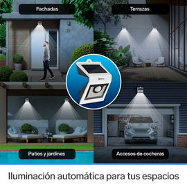 Mini lámpara LED con sensor de movimiento y celda solar Mini lámpara LED con sensor de movimiento y celda solar