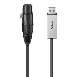 Cable USB a DMX 512 para control de iluminación Cable USB a DMX 512 para control de iluminación