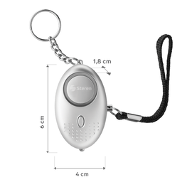 Alarma personal de 120 dB, con linterna LED Alarma personal de 120 dB, con linterna LED