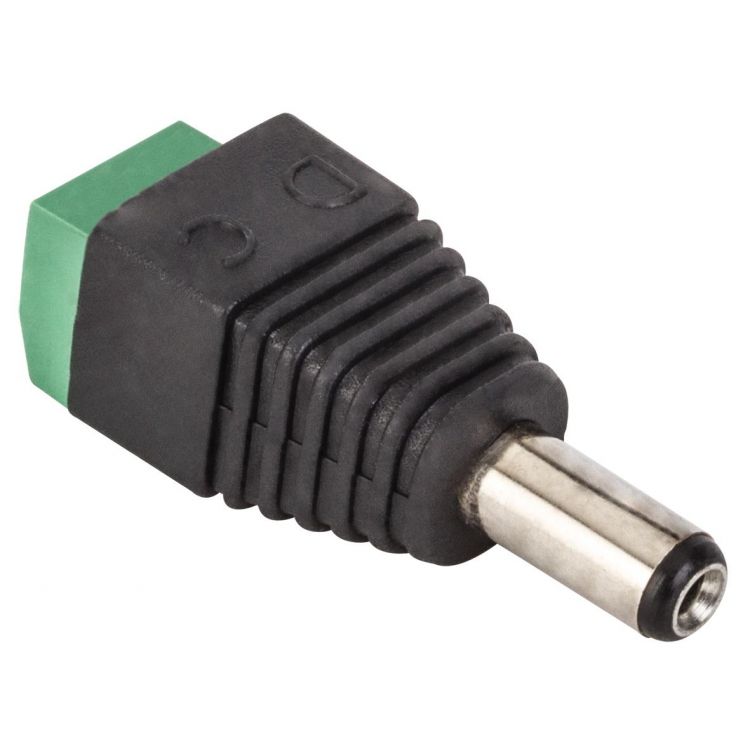 Juego de 2 adaptadores de Plug invertido 2,1 mm a 2 terminales Juego de 2 adaptadores de Plug invertido 2,1 mm a 2 terminales