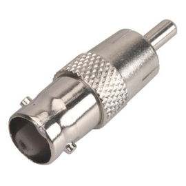 Adaptador con conector hembra BNC a macho RCA Adaptador con conector hembra BNC a macho RCA