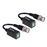 Extensor pasivo de video por cable UTP con terminales