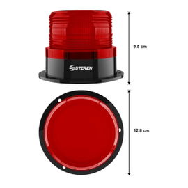 Luz LED roja estrobo para alarmas