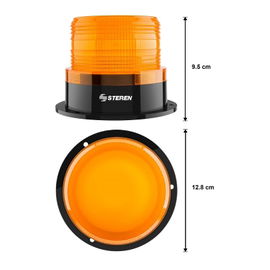 Luz LED ámbar estrobo para alarmas