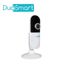 CAMARA INTELIGENTE DUOSMART E10 WIFI 2.4 GHZ PARA INTERIOR DE FACIL COLOCACION CON AUDIO BIDIRECCIONAL  FULL HD 1080P COMPATIBLE CON APP DUOSMART SOPORTA MEMORIA MICROSD DE HASTA 128 GB (NO INCLUIDA)