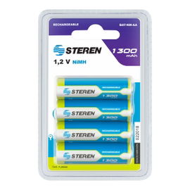 Paquete de 4 pilas recargables 