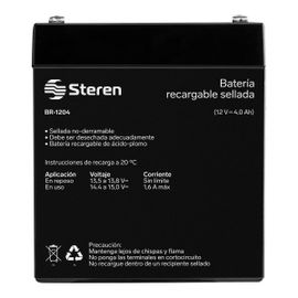 Batería sellada de ácido-plomo, 12 Vcc 4 Ah Batería sellada de ácido-plomo, 12 Vcc 4 Ah
