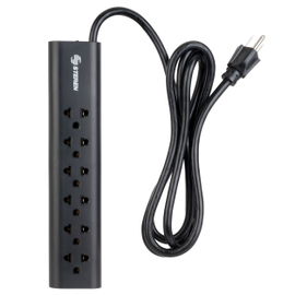 Multicontacto de 6 salidas verticales (americanas/europeas)
