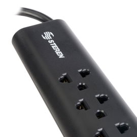 Multicontacto de 6 salidas verticales (americanas/europeas)