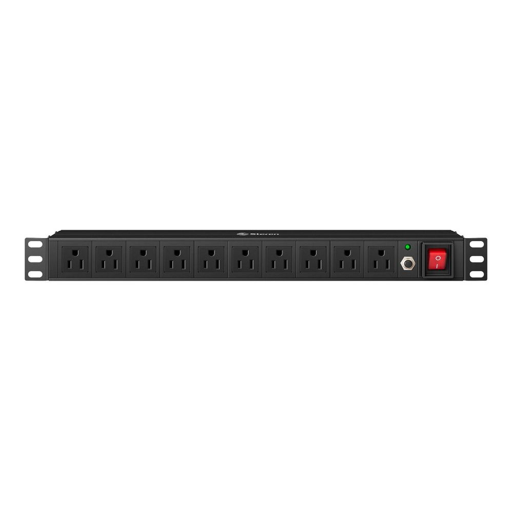 Multicontacto de 10 salidas horizontales para rack de 19