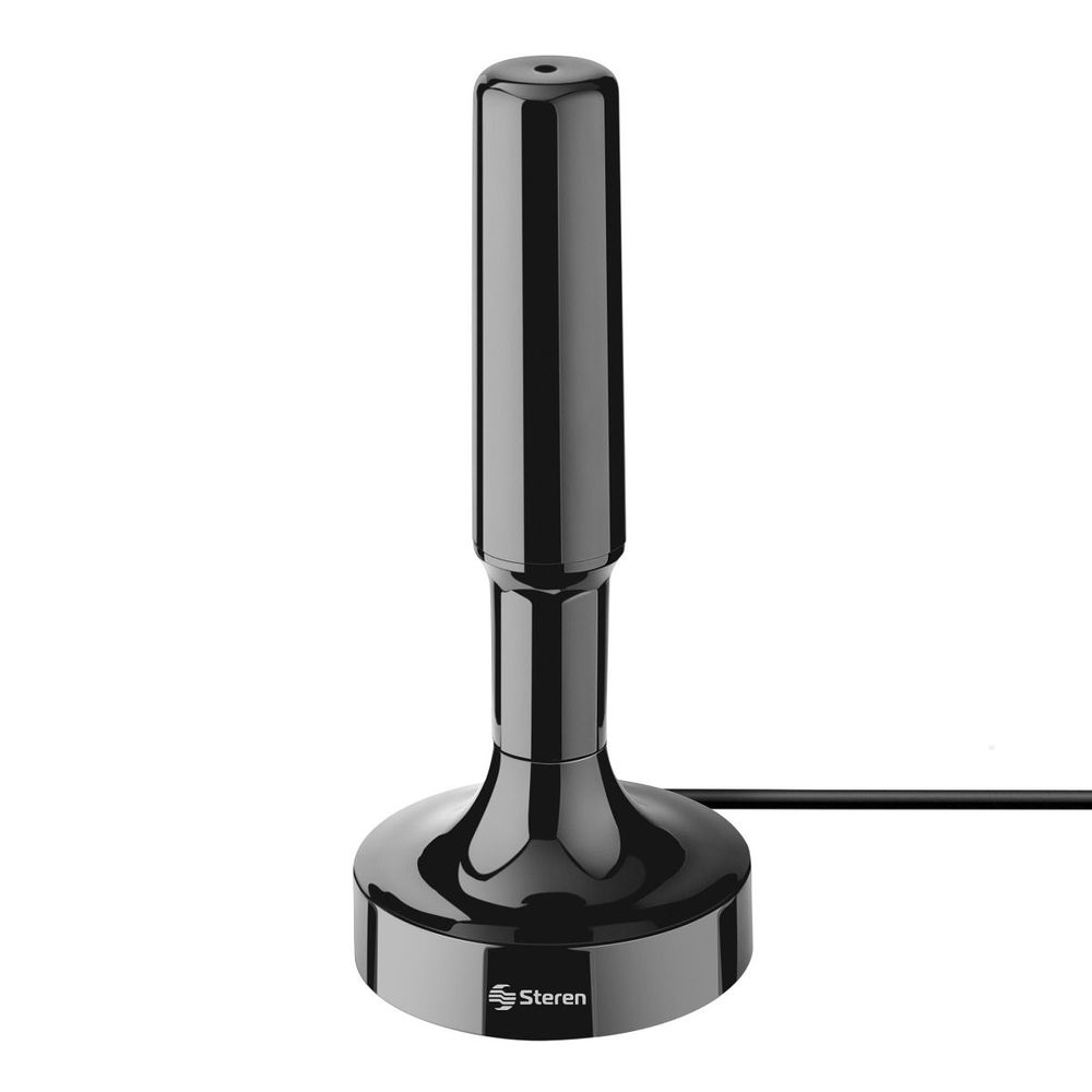Antena compacta UHF con base de imán y booster de 20 dB Antena compacta UHF con base de imán y booster de 20 dB