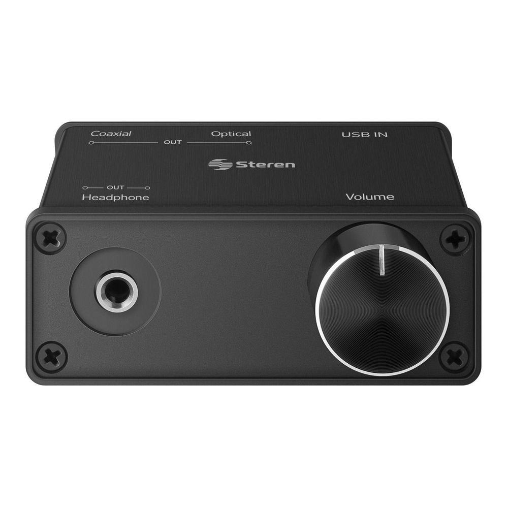 Convertidor de audio digital (USB) a analógico/digital (AUX, Coaxial o Toslink) Convertidor de audio digital (USB) a analógico/digital (AUX, Coaxial o Toslink)