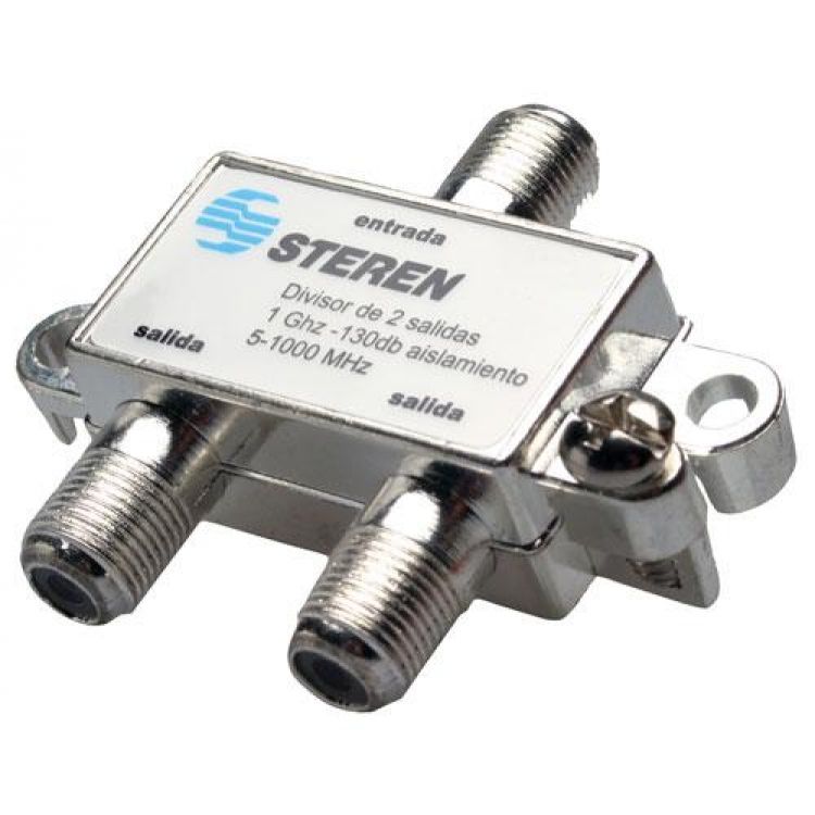 Divisor de 2 salidas a 75 Ohms, 1 GHz Divisor de 2 salidas a 75 Ohms, 1 GHz