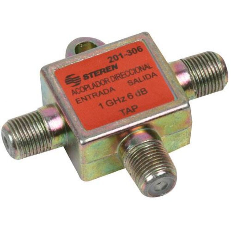 Acoplador direccional tipo T, de 1 GHz, 6 dB Acoplador direccional tipo T, de 1 GHz, 6 dB