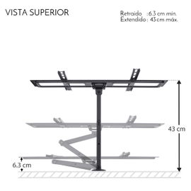 Soporte para pantallas de hasta 70 Soporte para pantallas de hasta 70
