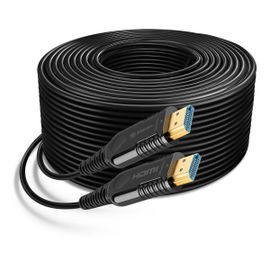 Cable HDMI 4K de fibra óptica, 50 m