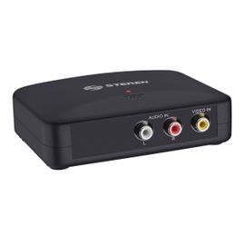 Convertidor RCA a coaxial con ajuste para canal 3 Convertidor RCA a coaxial con ajuste para canal 3