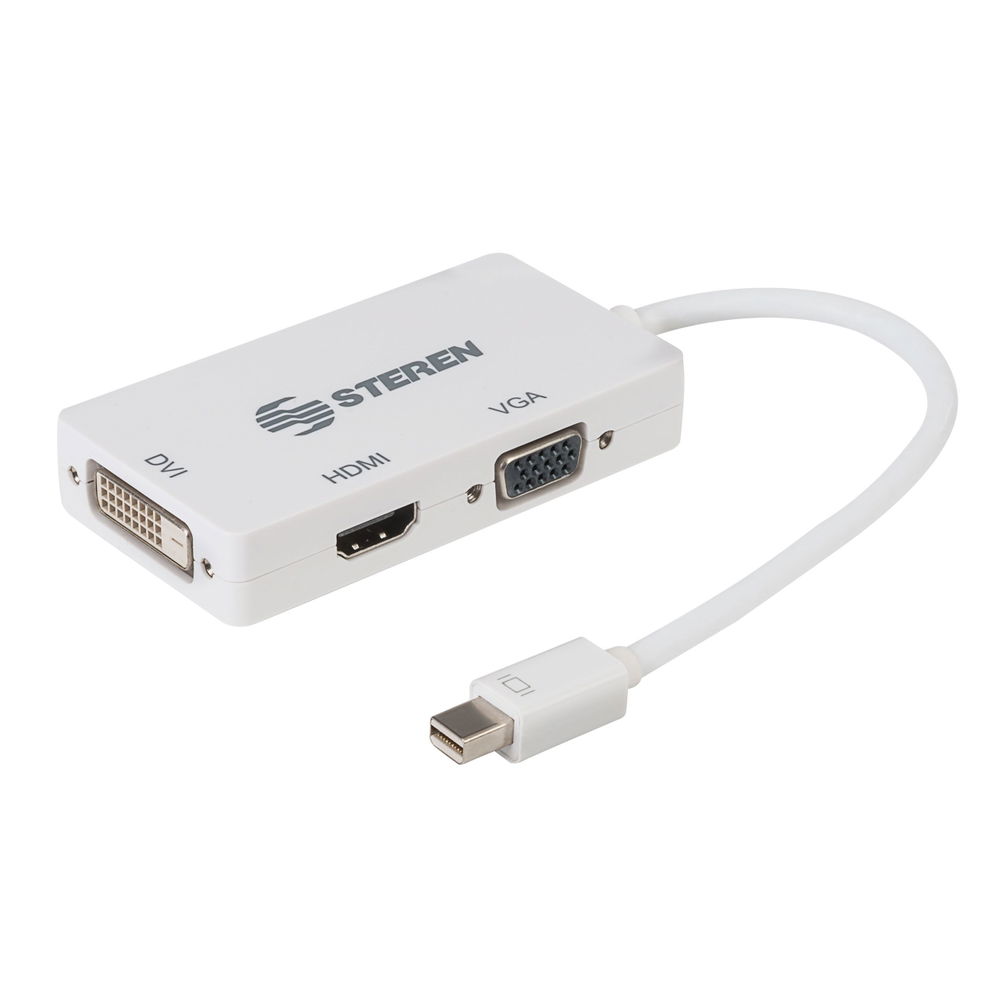 Adaptador Mini DisplayPort / Thunderbolt™ a VGA/HDMI/DVI Adaptador Mini DisplayPort / Thunderbolt™ a VGA/HDMI/DVI