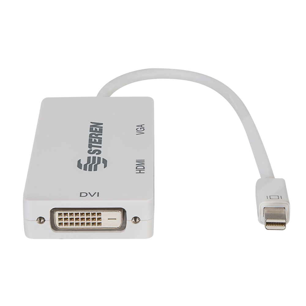 Adaptador Mini Displayport a HDMI / VGA / DVI BIRLINK BR10117