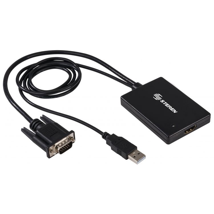 Adaptador VGA a HDMI con Audio USB Adaptador VGA a HDMI con Audio USB