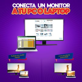 Adaptador VGA a HDMI con Audio USB Adaptador VGA a HDMI con Audio USB