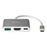 Adaptador USB C a HDMI / USB 3.0 / USB C