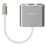 Adaptador USB C a HDMI / USB 3.0 / USB C