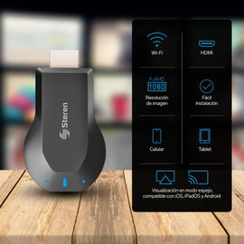 Adaptador Wi-Fi* espejo de celular a TV