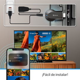 Adaptador Wi-Fi* espejo de celular a TV