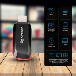 Adaptador 4K Wi-Fi* espejo de celular a TV