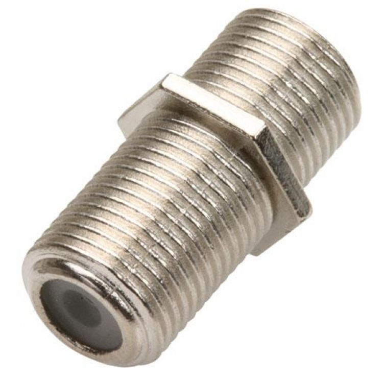 Conector jack a jack tipo F para conectores RG59 Conector jack a jack tipo F para conectores RG59