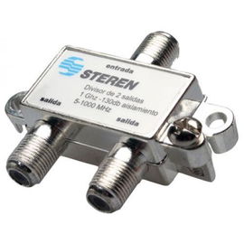 Splitter de 2 salidas a 75 Ohms, 1 GHz