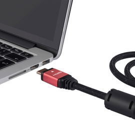Cable Elite HDMI 4K con filtros de ferrita, 90 cm