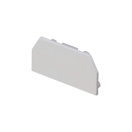 Tapa Final, para uso con canaleta T45, Material PVC Rígido, Color Blanco Mate