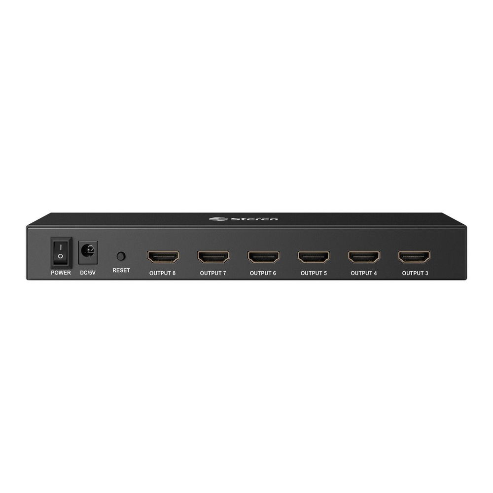 Divisor con amplificador HDMI Full HD de 8 salidas