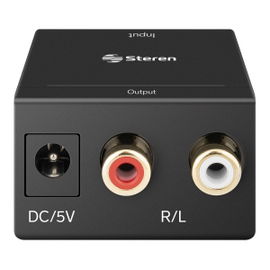 Convertidor de audio digital a analógico (óptico digital / coaxial digital a RCA) Convertidor de audio digital a analógico (óptico digital / coaxial digital a RCA)
