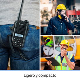 Radio intercomunicador profesional con teclado y 3 Watts de potencia