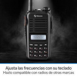 Radio intercomunicador profesional con teclado y 3 Watts de potencia
