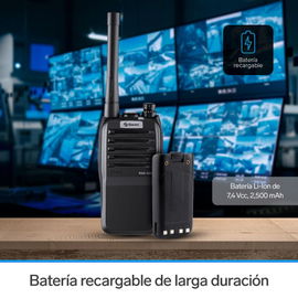 Radio intercomunicador profesional, hasta 7 Km de alcance