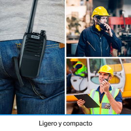 Radio intercomunicador profesional, hasta 7 Km de alcance