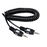 Cable auxiliar conector a conector 3,5 mm de 2,1 m, espiral