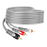 Cable conector 3,5 mm a 2 conector RCA de 1,8 m, reforzado