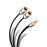 Cable conector 3,5 mm a 2 conector RCA de 90 cm, ultradelgado y conectores reforzados
