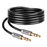 Cable auxiliar conector a conector 3,5 mm de 90 cm, ultradelgado y conectores reforzados