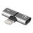 Adaptador / Divisor Lightning para audio y carga
