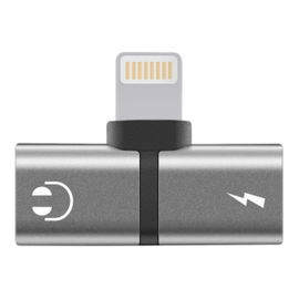 Adaptador / Divisor Lightning para audio y carga Adaptador / Divisor Lightning para audio y carga