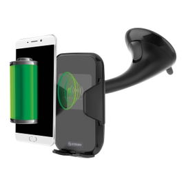 Soporte para celular con cargador inalámbrico Qi Turbo Charge