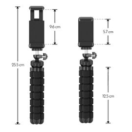 Tripié para celular o cámara digital, flexible Tripié para celular o cámara digital, flexible