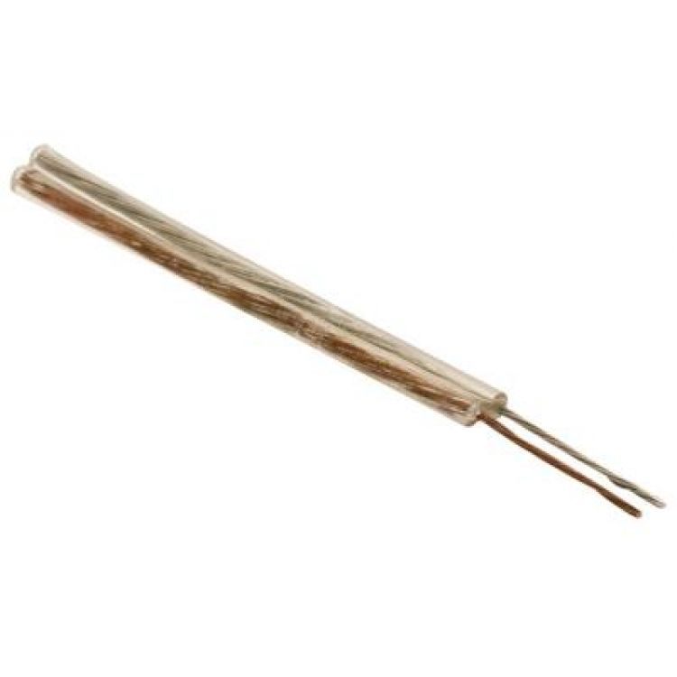 Cable duplex polarizado, transparente, calibre 22 AWG Cable duplex polarizado, transparente, calibre 22 AWG